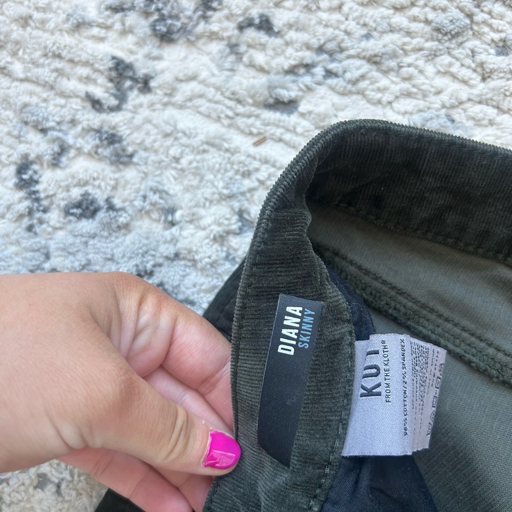 Kut From the Kloth corduroy pants! Diana Skinny style.